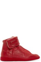Maison Margiela Red Future High-top Sneakers