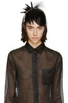 Thom Browne Black Veil Pixi Hair Cut Hat