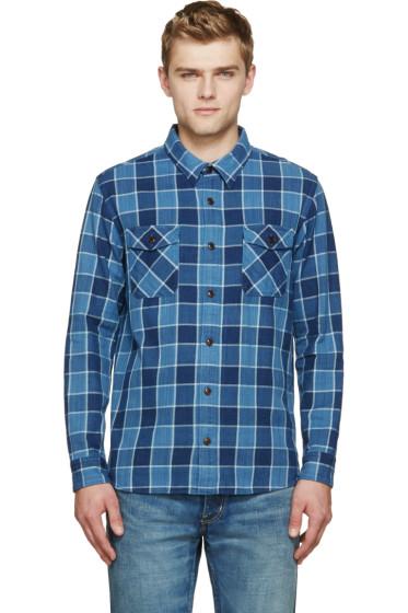 Visvim Indigo Check Elk Shirt