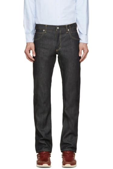 Visvim Blue Raw Denim Social Sculpture 09 Jeans