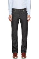 Visvim Blue Raw Denim Social Sculpture 09 Jeans