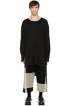 Nude:mm Black Layered T-shirt