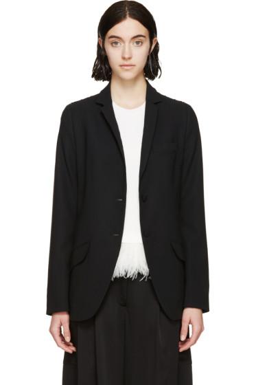 Erdem Black Lace Panel Fletcher Blazer