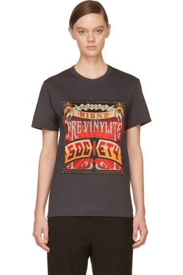 Juun.j Dark Grey The Pre-vinylite Society T-shirt
