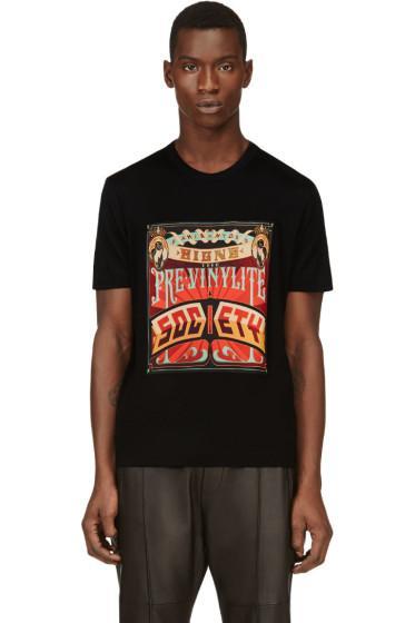 Juun.j Black Poster Graphic T-shirt