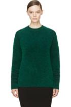Juun.j Green Wool And Mohair Sweater
