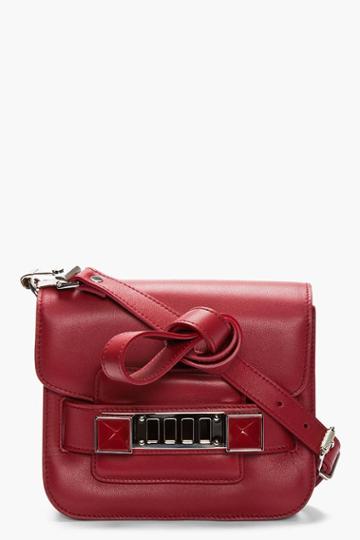 Proenza Schouler Tiny Red Leather Ps11 Shoulder Bag