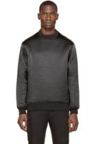 Wanda Nylon Black Textured Alan Sweater