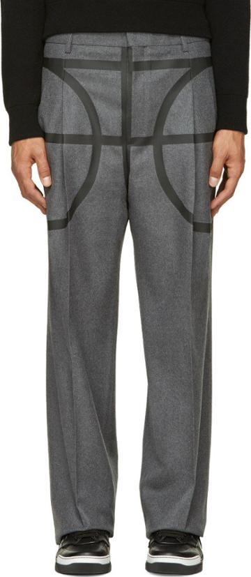 Givenchy Grey Basketball Pillar Trousers