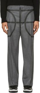 Givenchy Grey Basketball Pillar Trousers