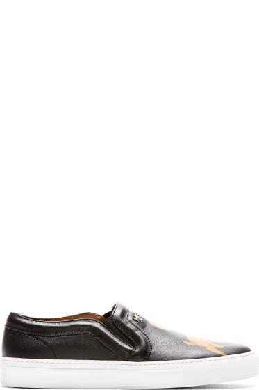 Givenchy Black Bambi Slip-on Shoes
