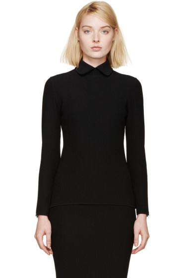 Nina Ricci Black Ribbed Pullover