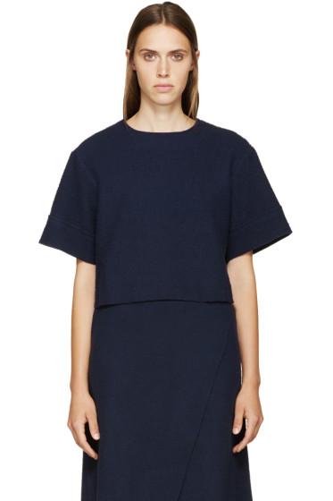 Simon Miller Navy Wool Cole Top