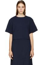 Simon Miller Navy Wool Cole Top