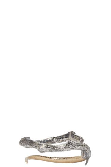 Pearls Before Swine Silver And Gold Thorn Ring