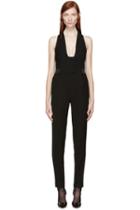 Pallas Black Woven Jumpsuit