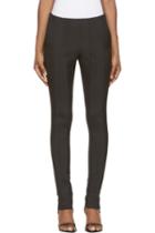 Paco Rabanne Black Knit Trim Trousers