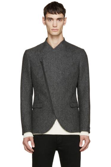 Tiger Of Sweden Grey Wool Rad Blazer