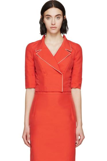 Nina Ricci Coral Cropped Jacket