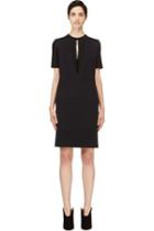 Calvin Klein Collection Navy Cashmere Plaited Tech Nuria Dress