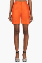 Damir Doma Orange Wide-leg Prao Shorts