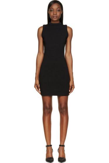 Christopher Kane Black Padded Bolster Dress