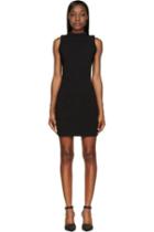 Christopher Kane Black Padded Bolster Dress