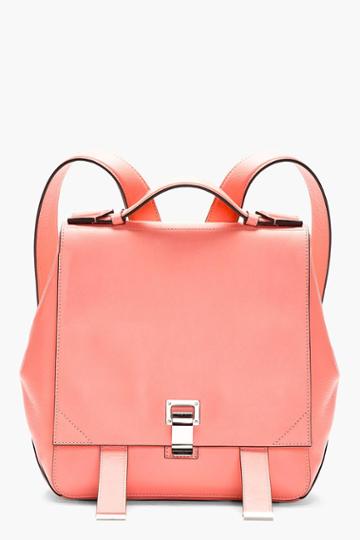 Proenza Schouler Pink Leather New Lamm Small Backpack