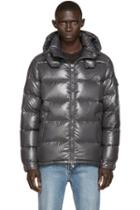 Moncler Charcoal Quilted Down Maya Jacket