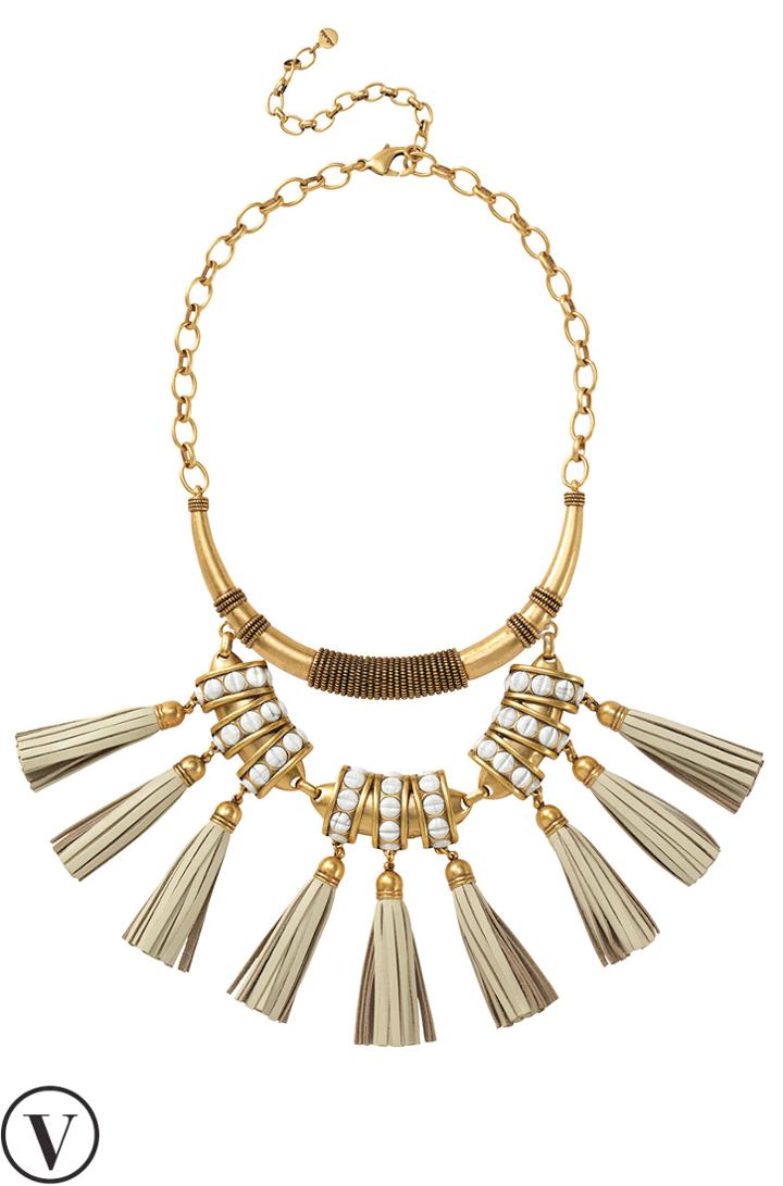 Stella & Dot Tribal Tassel Necklace