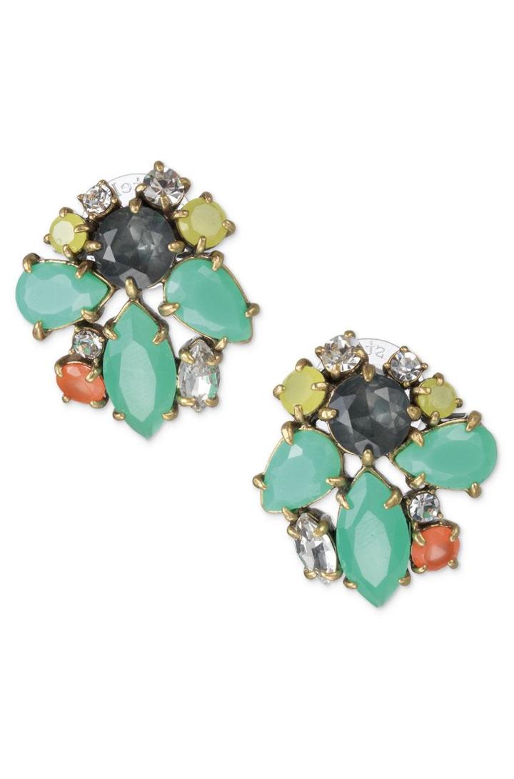 Stella & Dot Naomi Cluster Earrings