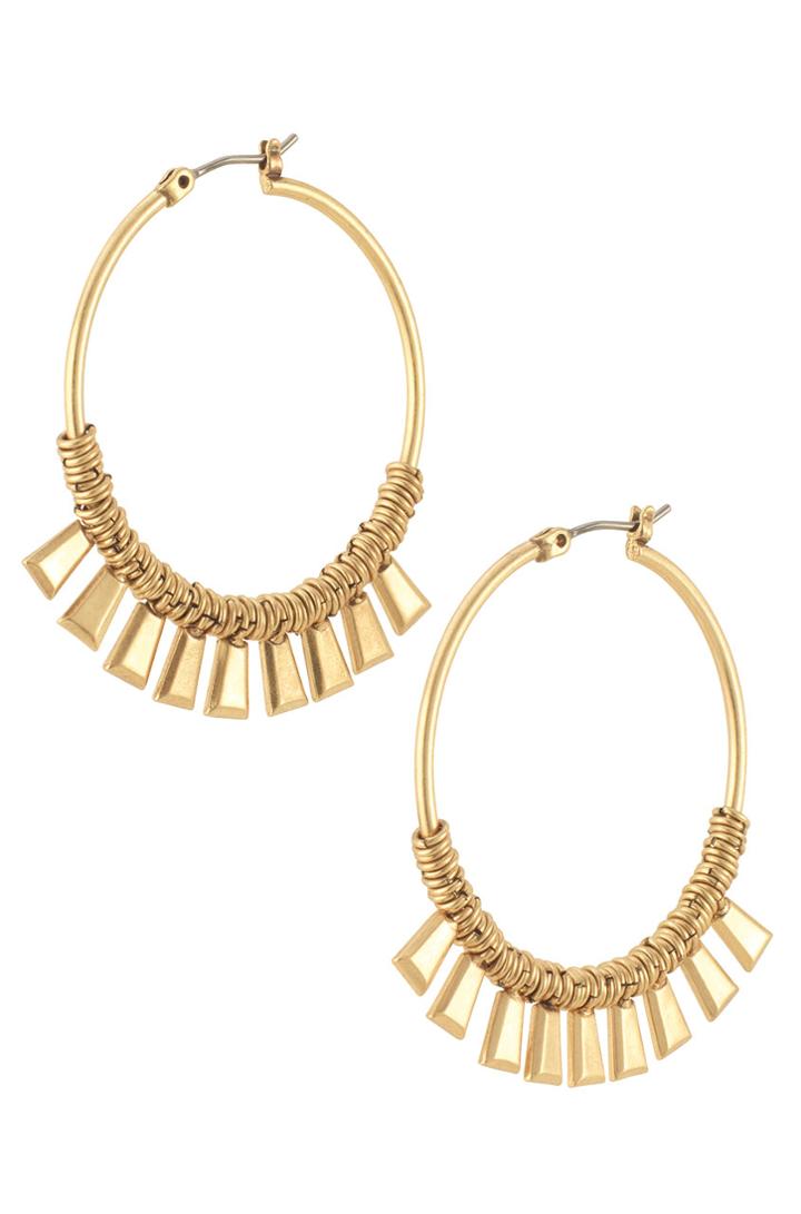 Stella & Dot Bungalow Hoops