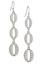 Stella & Dot Kimberly Drop Earrings - Silver