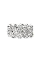 Stella & Dot Stackable Deco Rings--silver