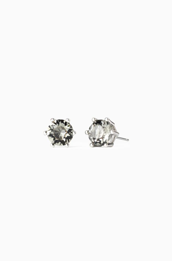 Stella & Dot Sparkle Studs - Smokey