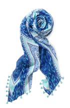 Stella & Dot Capri Wrap - Indigo Ikat