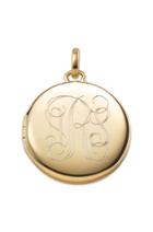 Stella & Dot Signature Engravable Memento Locket - Gold