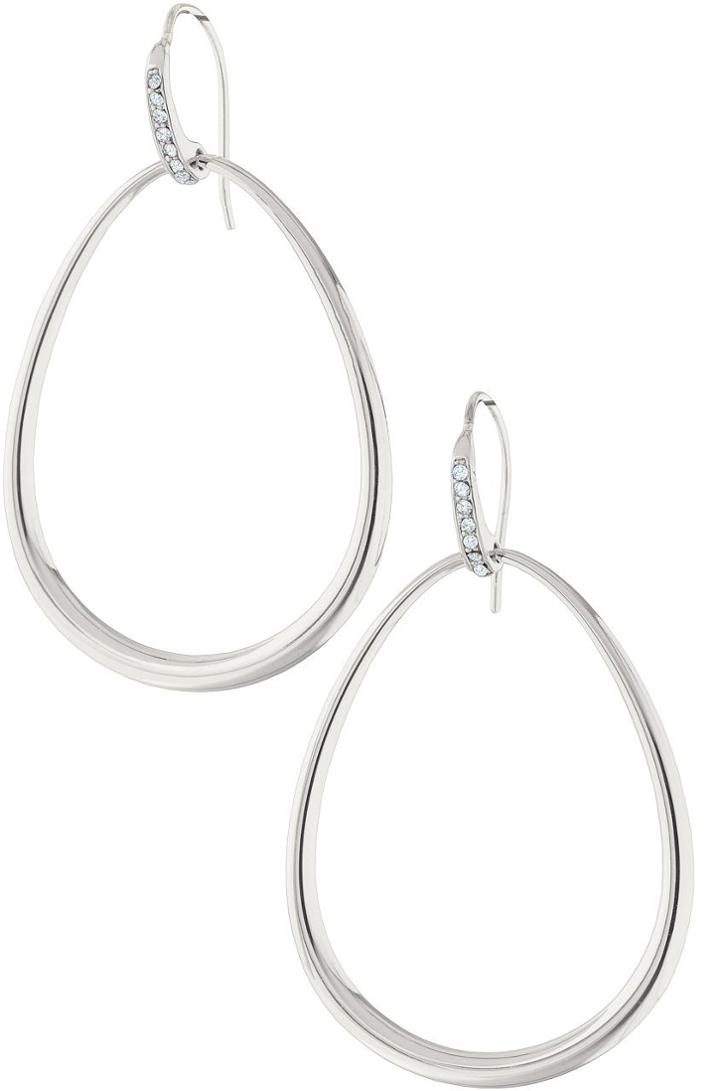Stella & Dot Goddess Teardrop Earring - Silver