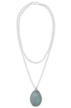 Stella & Dot Sanibel Reversible Pendant - Silver