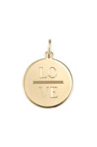 Stella & Dot Signature Engravable Disc Charm - Gold