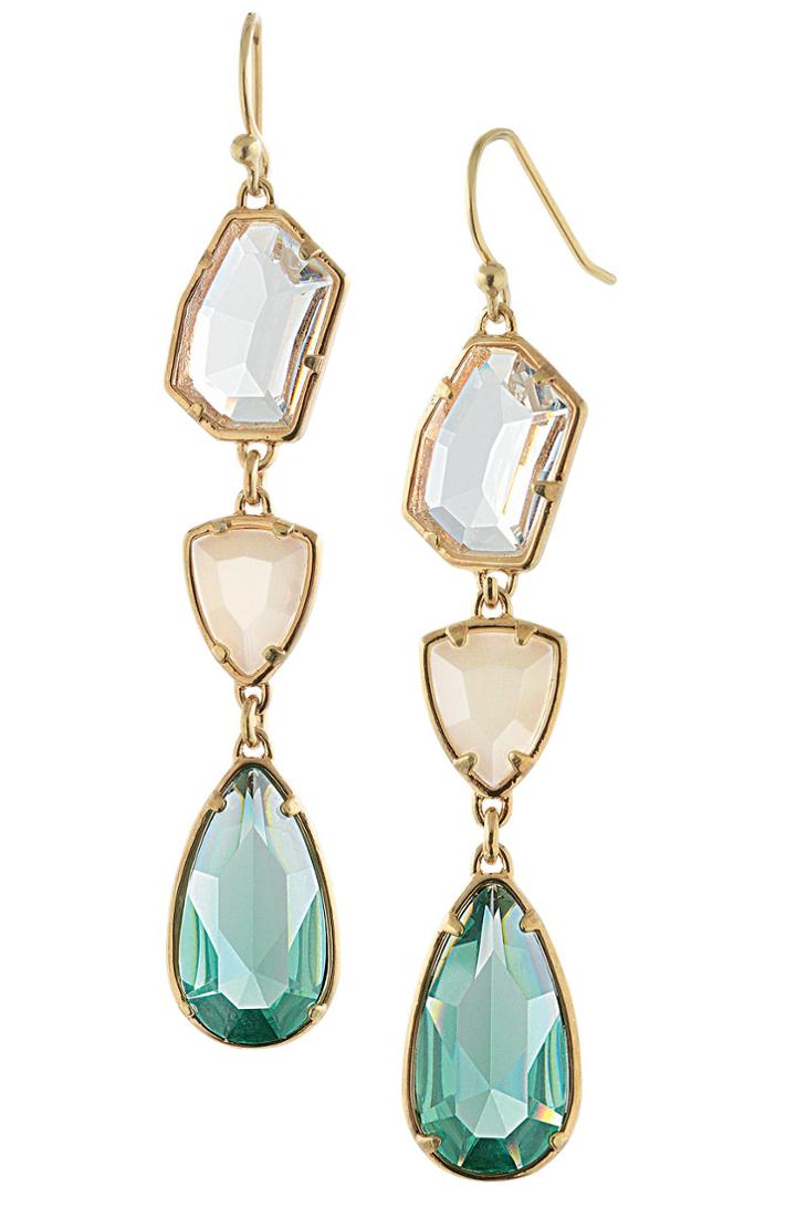 Stella & Dot Pippa Stone Earrings