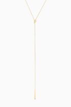 Stella & Dot Triangle Lariat Necklace - Gold