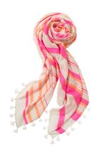 Stella & Dot Capri Wrap - Glow Pink/coral Stripe