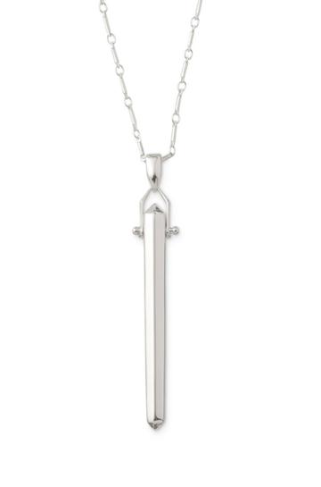 Stella & Dot Rebel Pendant - Silver