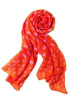 Stella & Dot Union Square Scarf - Hot Pink Elephant