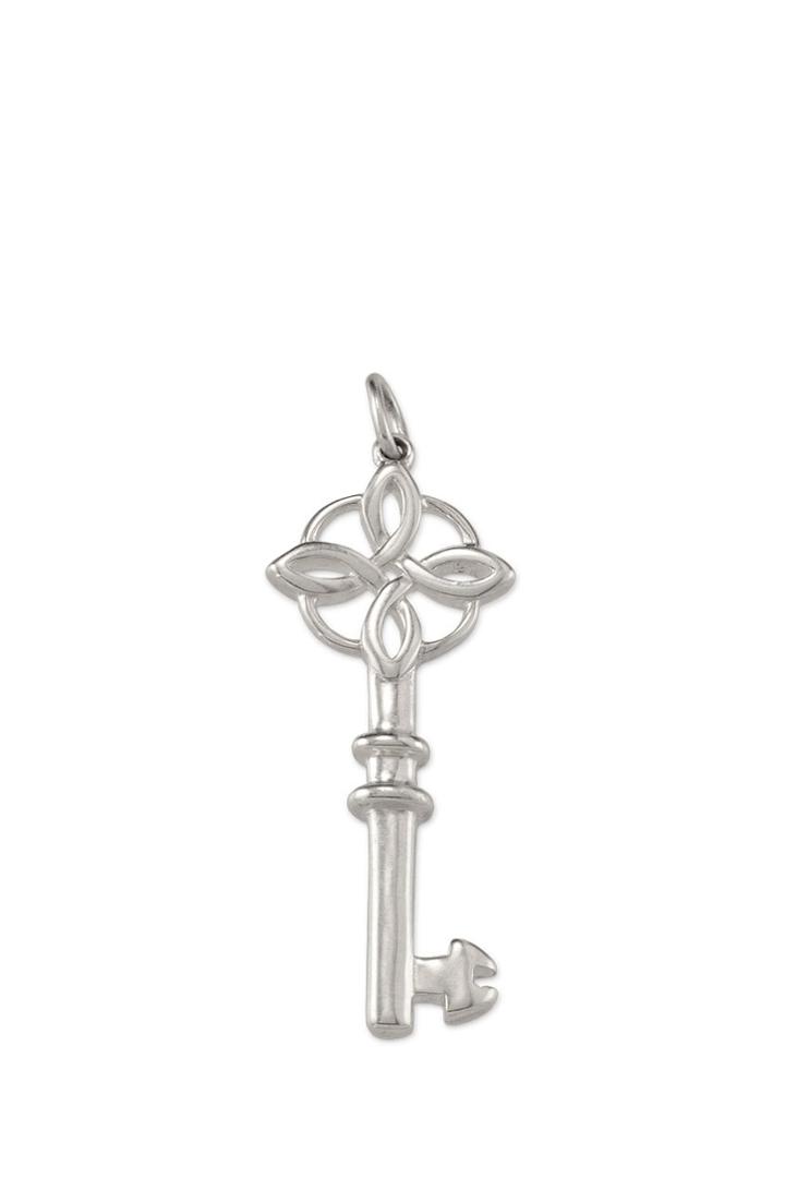Stella & Dot Key To My Heart Charm - Silver