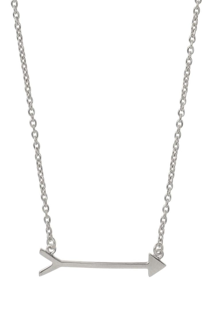 Stella & Dot On The Mark Necklace - Silver
