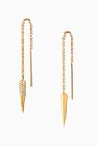 Stella & Dot Seine Threader Earrings - Gold