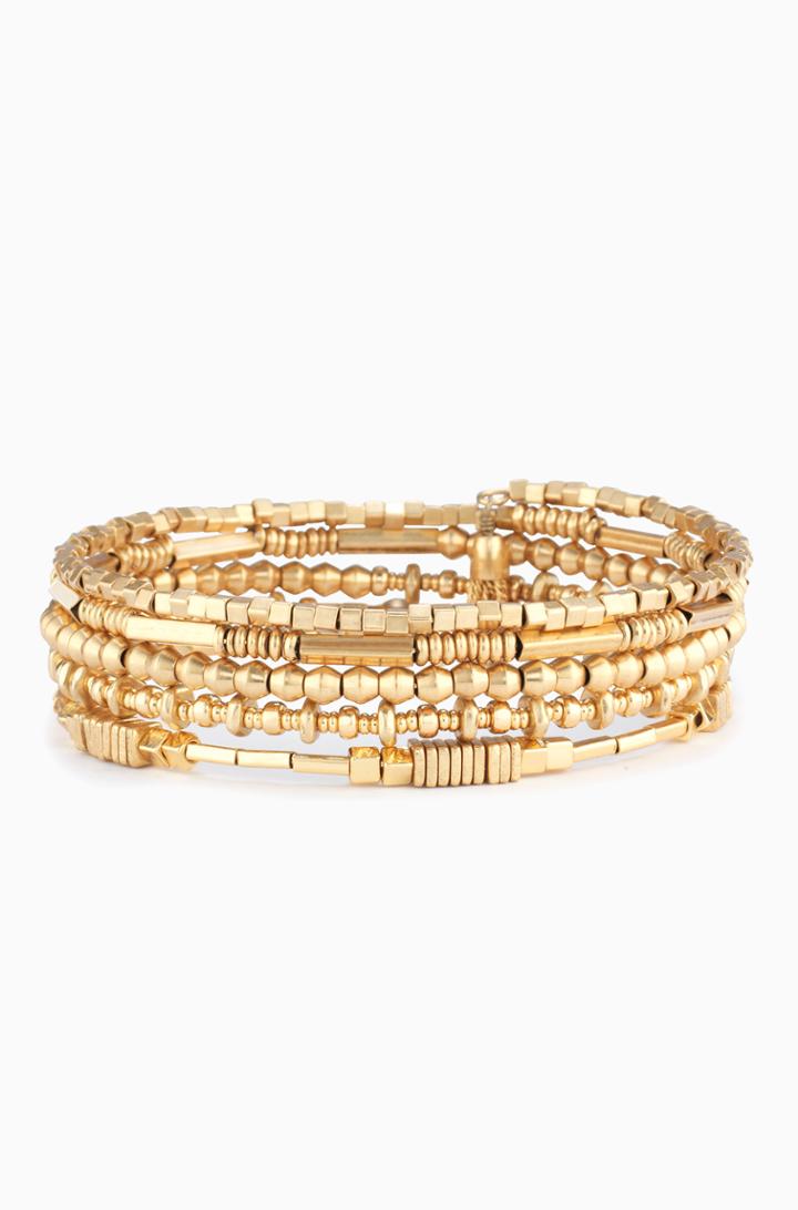 Stella & Dot Celine Wrap Bracelet - Gold