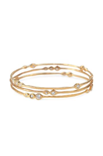 Stella & Dot Devi Bangles -- Gold